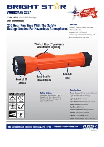 Flame Proof Torches LED